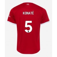 Camisa de time de futebol Liverpool Ibrahima Konate #5 Replicas 1º Equipamento 2023-24 Manga Curta